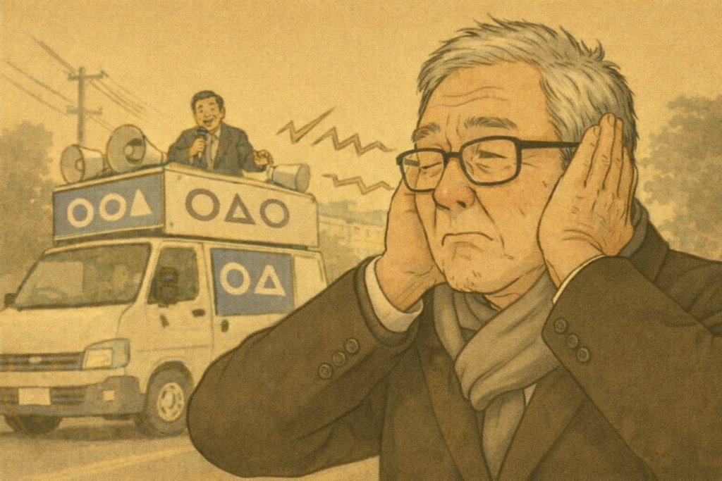 五月蠅い選挙カー