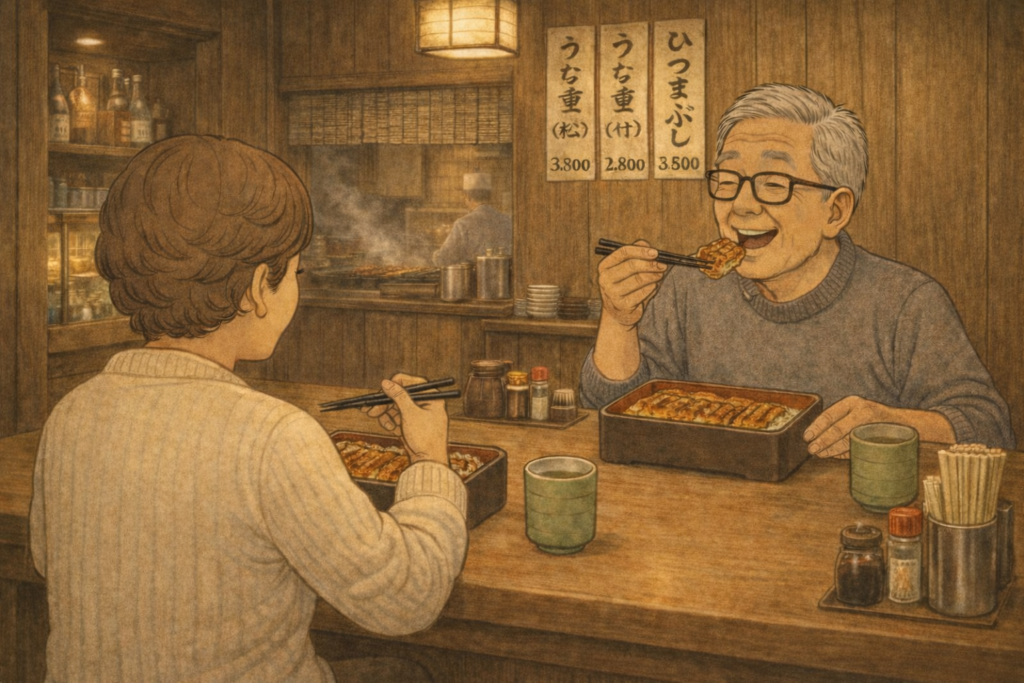 成田山でうな重