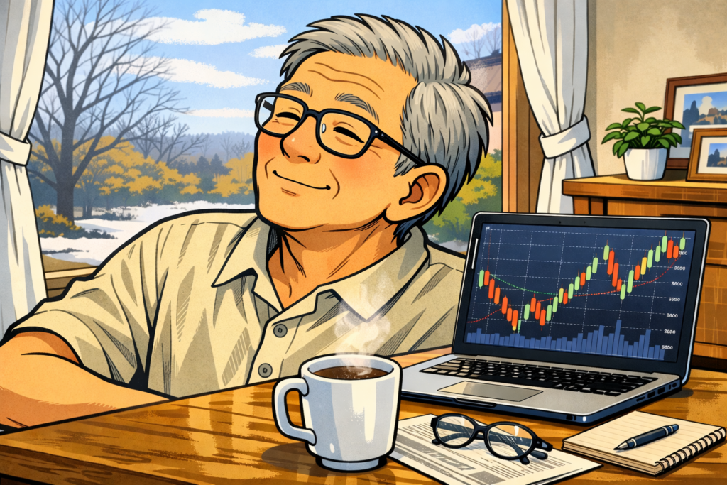 投資分析も一段落