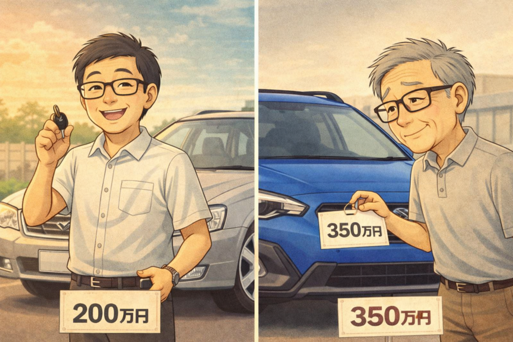 30年前と今の車の価格と購買力について