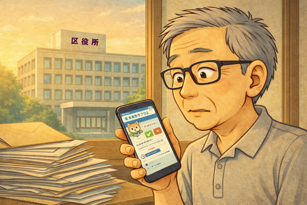 ネットで健康保険申請で困った