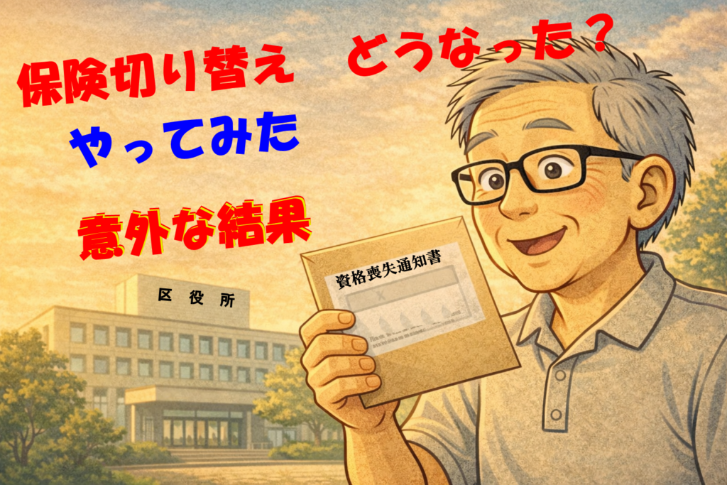 国民健康保険の手続きに区役所に行く