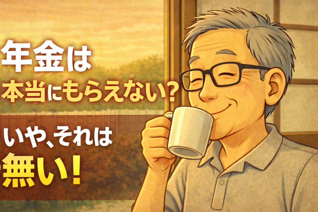 年金はもらえない？いやそれは無い