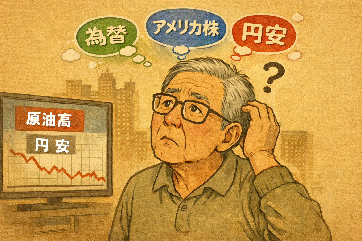 SP500と為替の関係に悩む