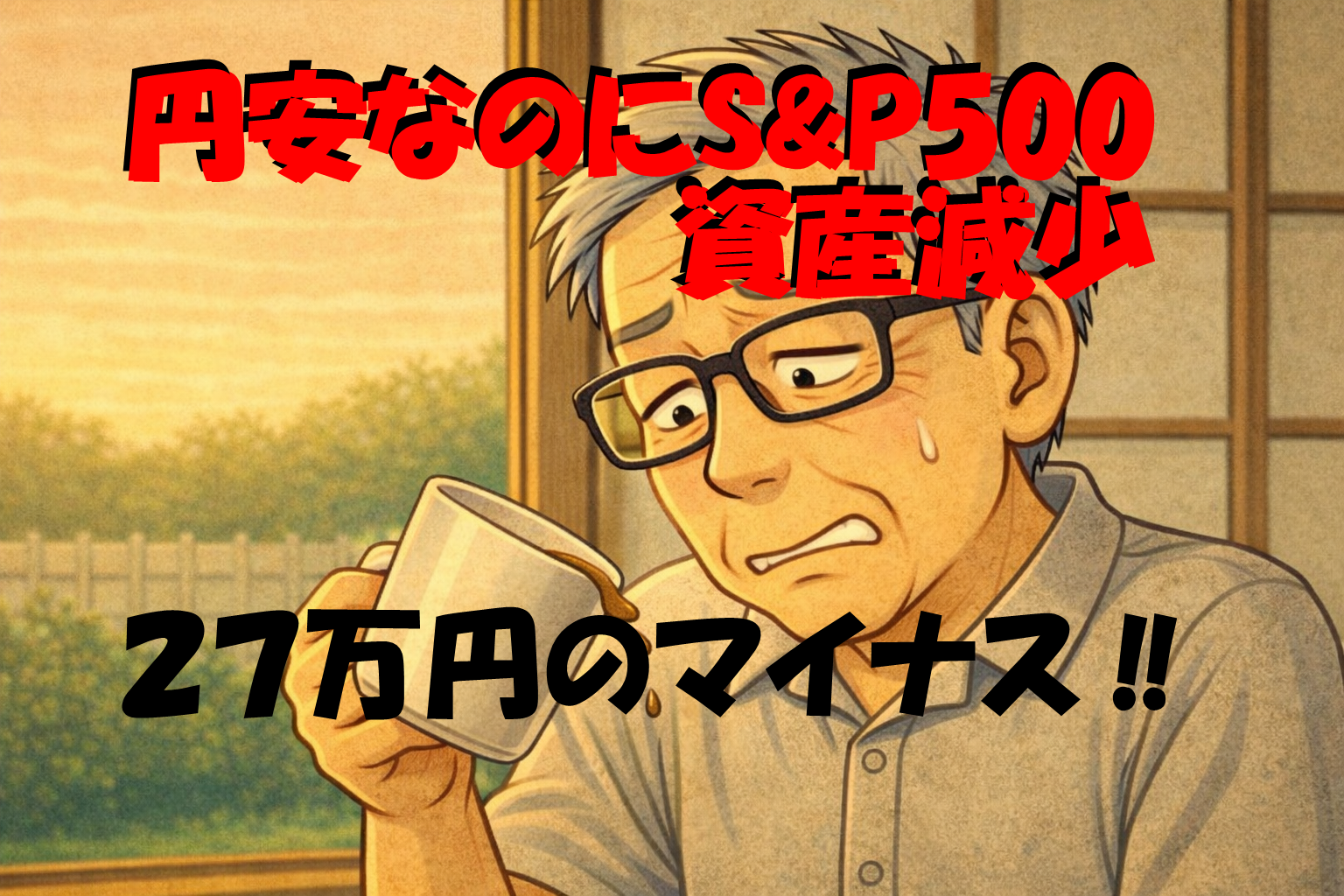円安なのにSP500資産減少