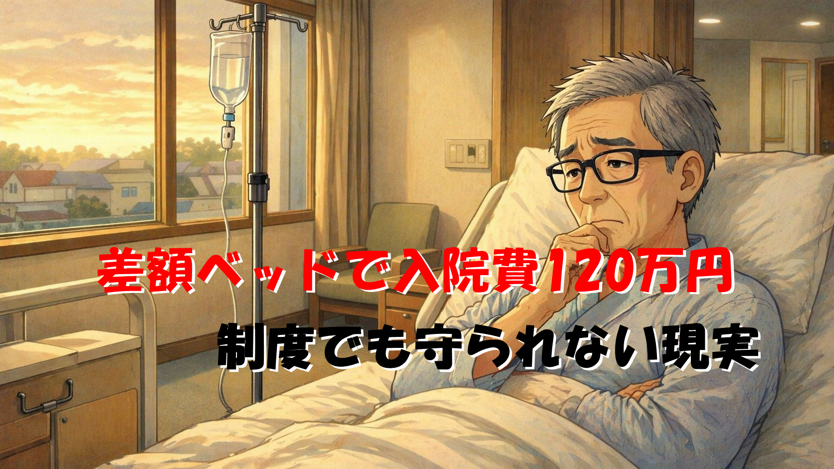 差額ベッド3ヶ月120万円に悩む