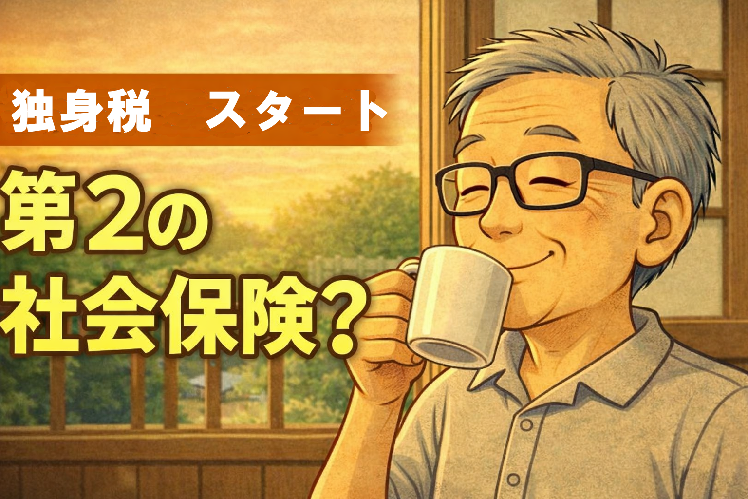 本日スタート　独身税は税金というより社会保険