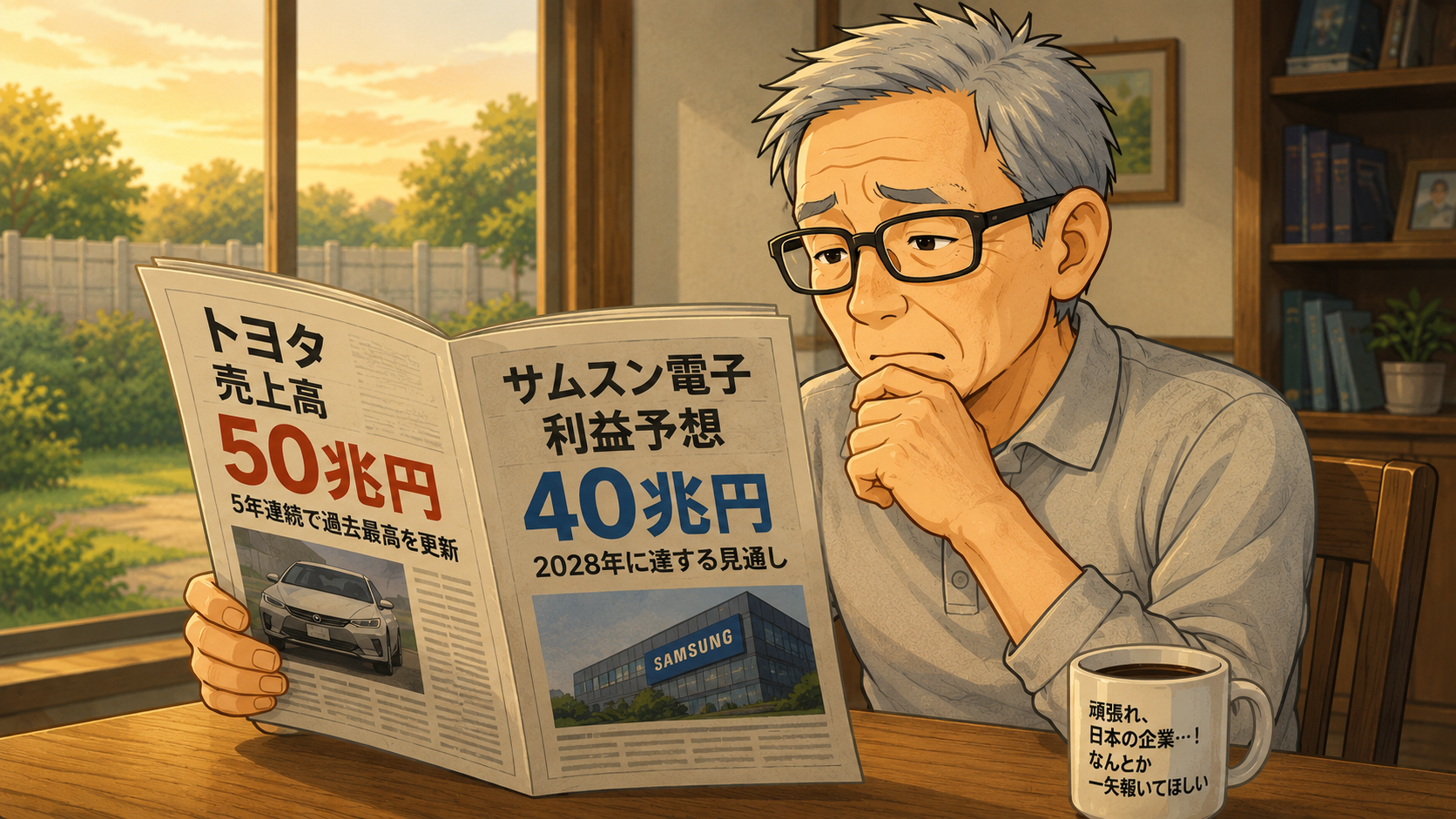 トヨタの売り上げとサムスンの利益が並ぶ日