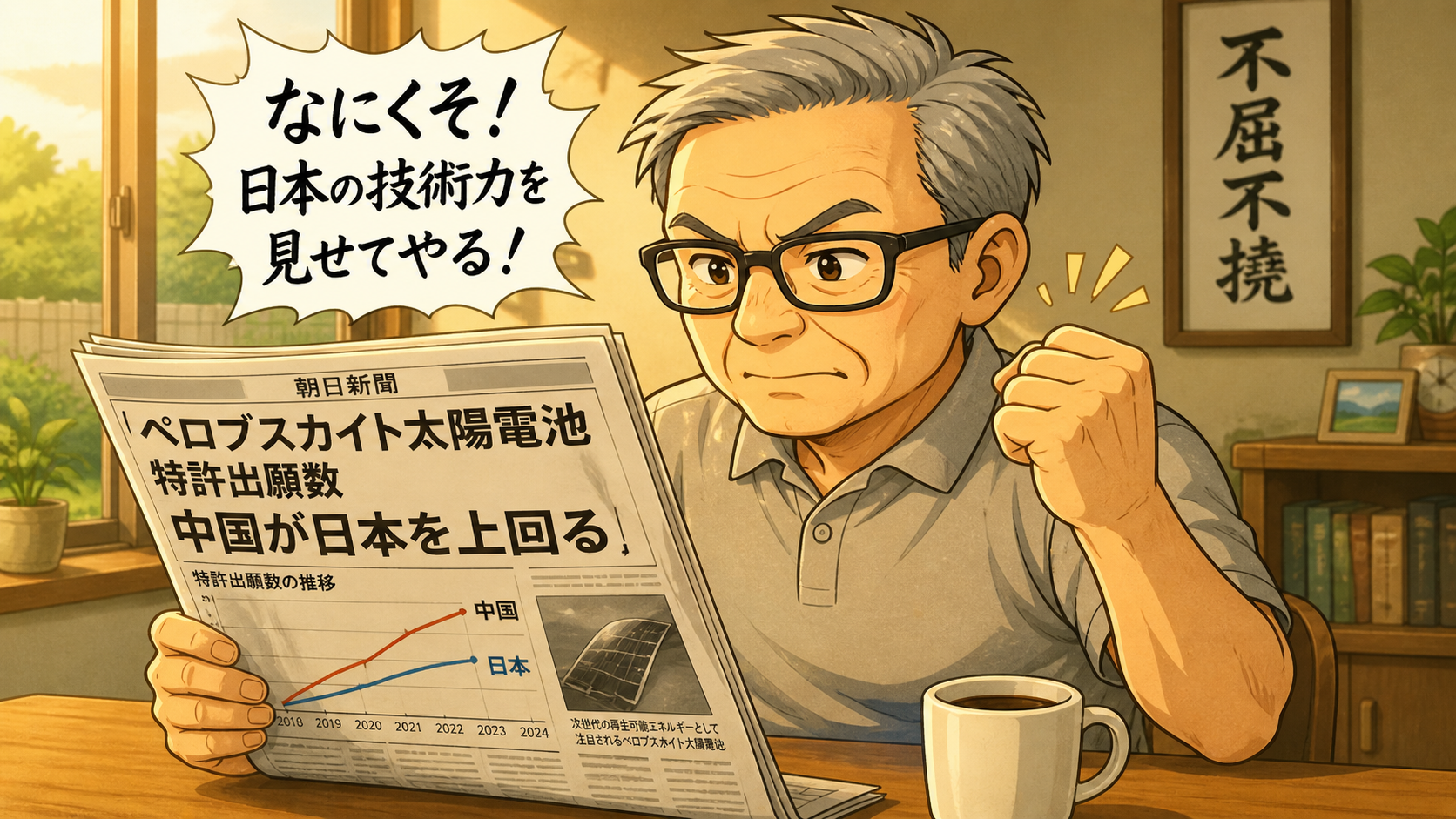 ペロブスカイト太陽電池で日本の技術力を見せてやる