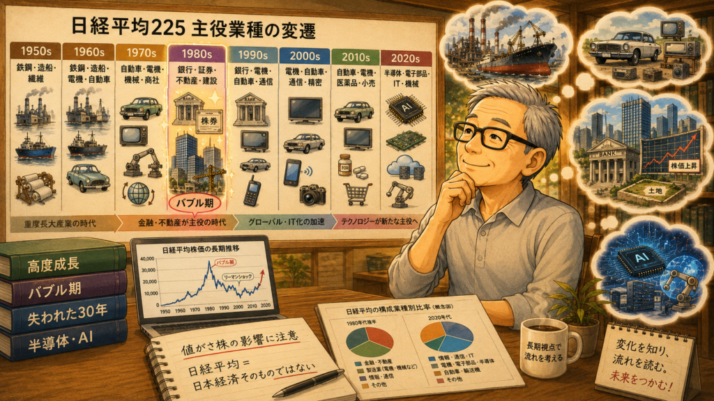 日経平均の変移を振り返る