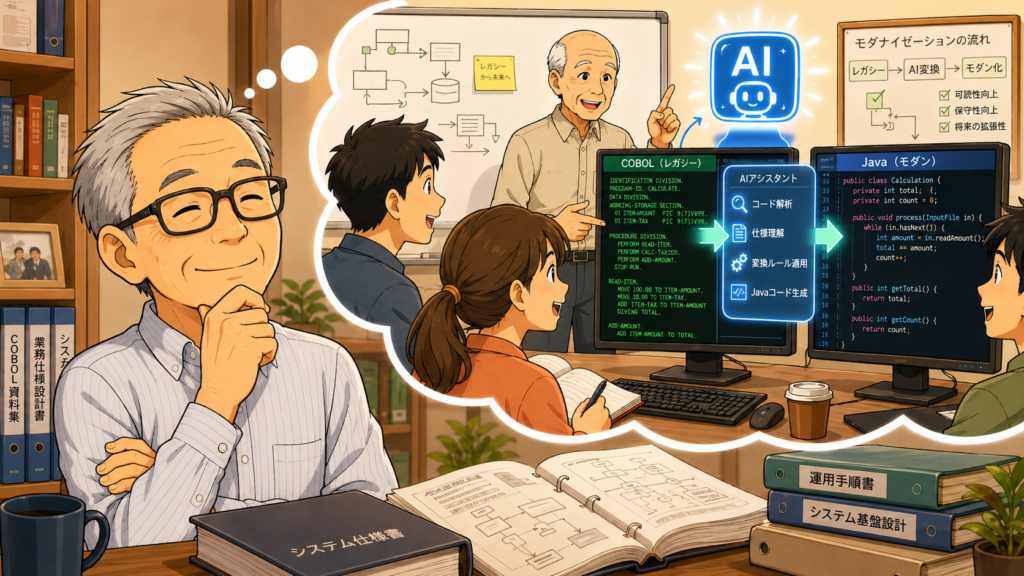 COBOLからJavaへの移行AIを考える