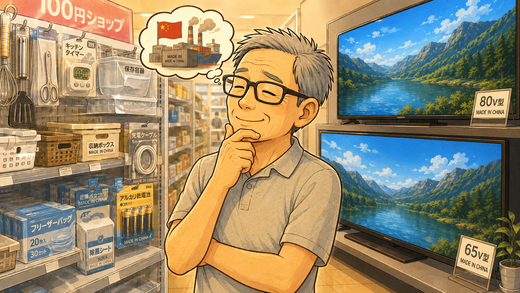 中国製品の値札にため息をつく時代