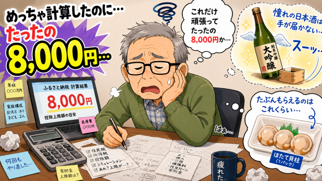 年金生活者がふるさと納税を計算する