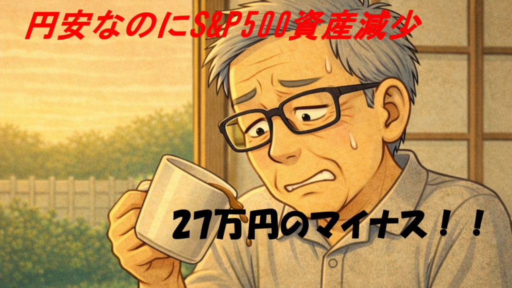 円安なのにSP500資産減少