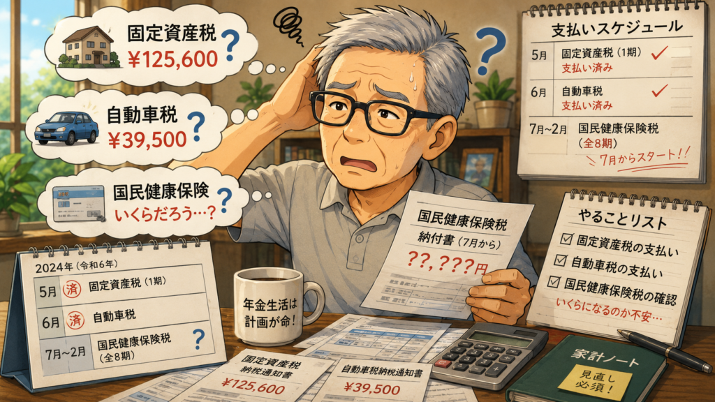 春は税金の支払いが集中