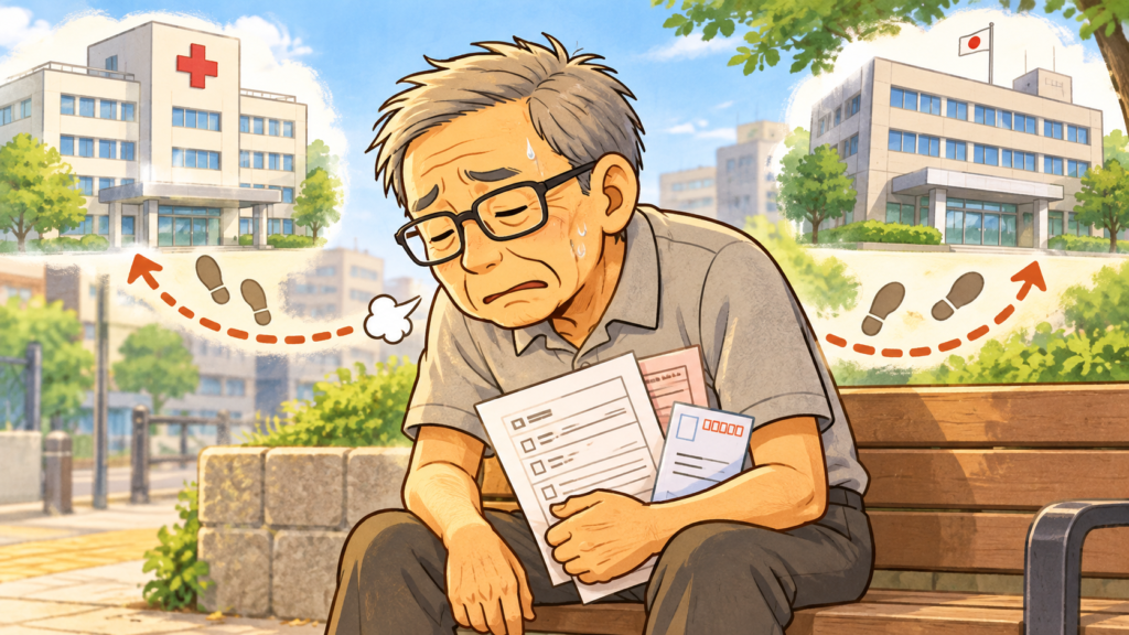 健康診断の申込みだけでクタクタ
