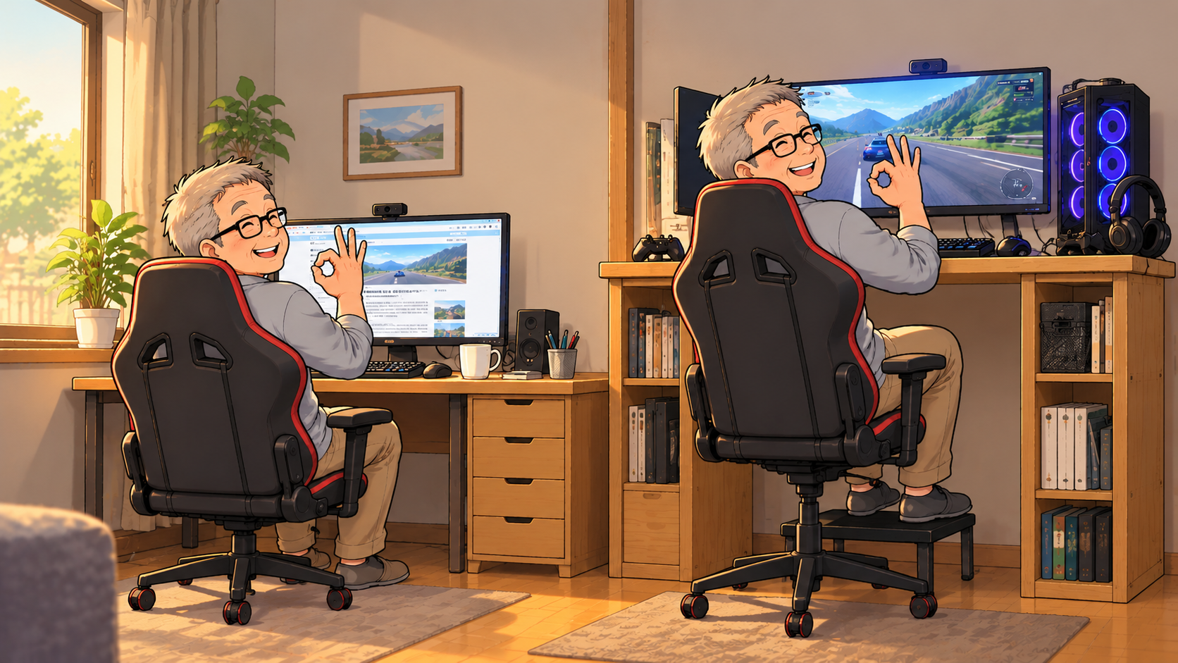 ガスシリンダー交換で快適なＰＣ環境