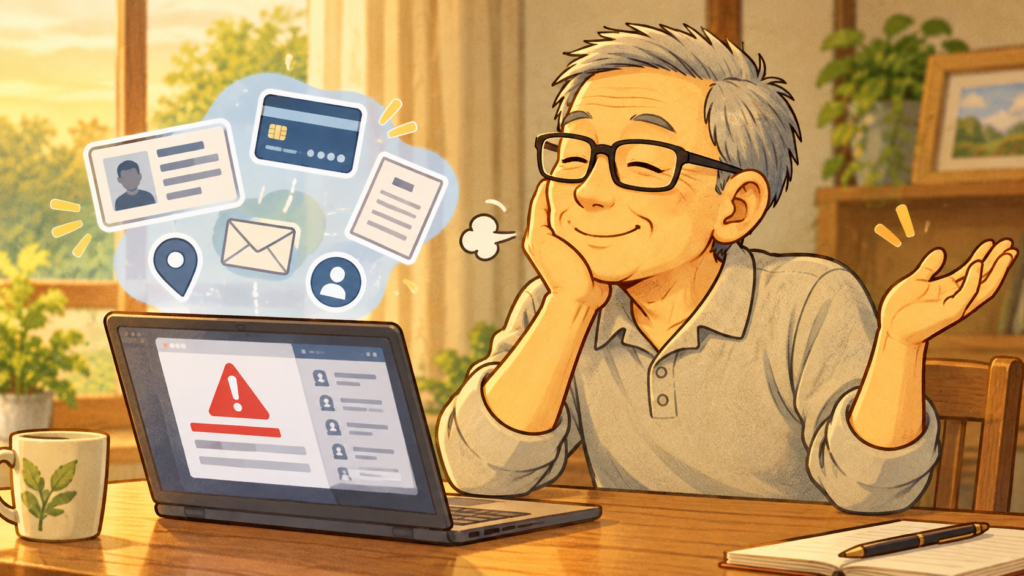 個人情報漏えいに困らないシニア