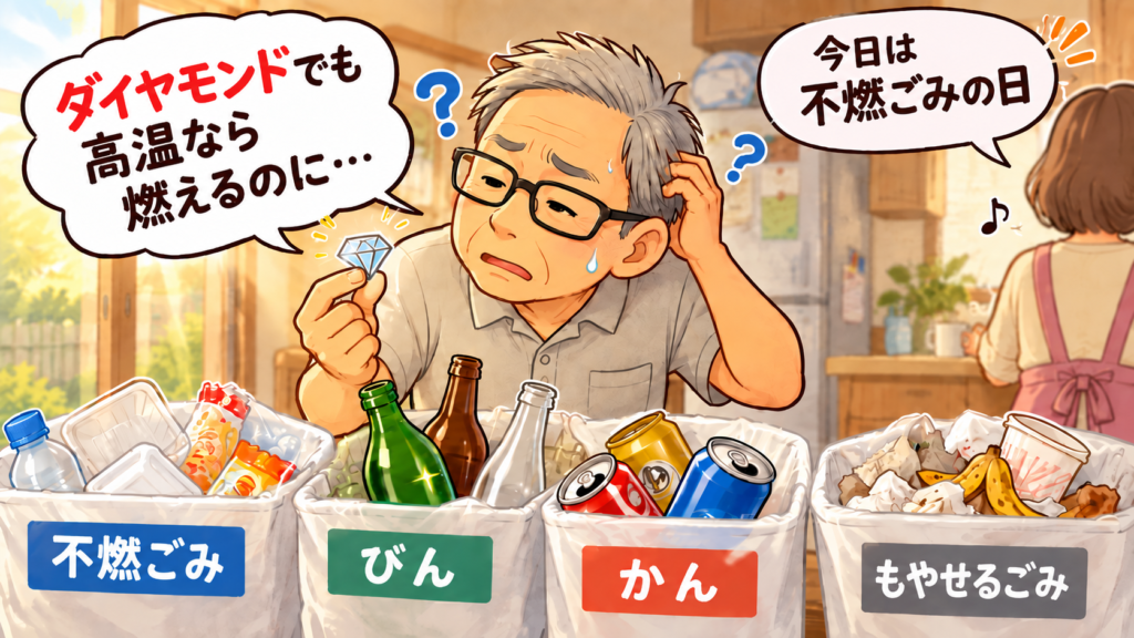台所のごみ分別ミステリー