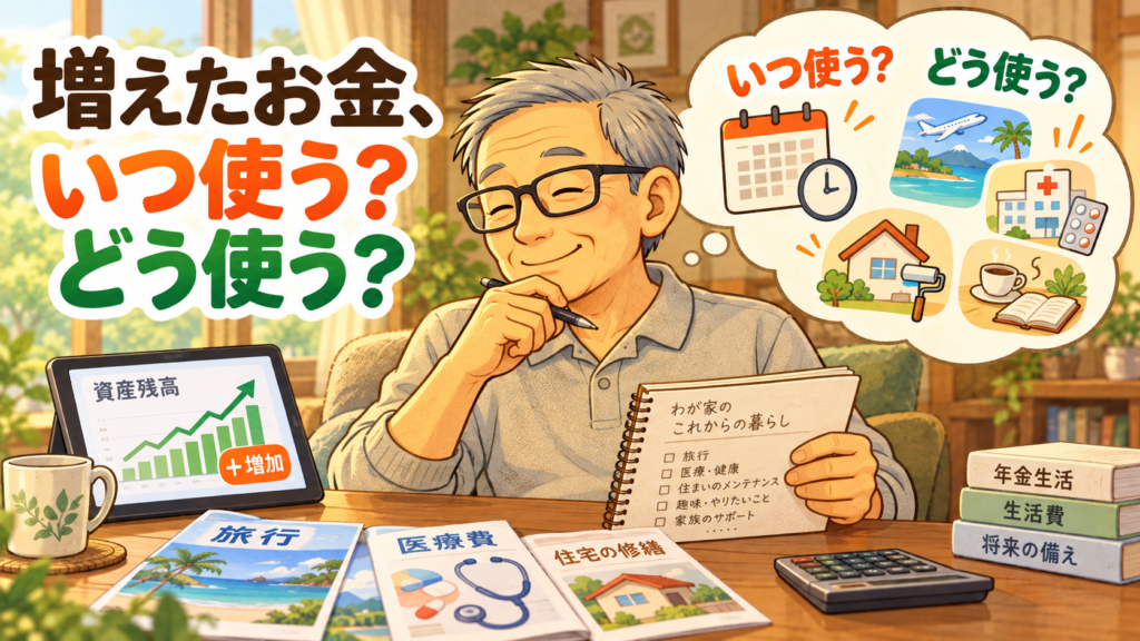 投資で増えたお金、どう使う？