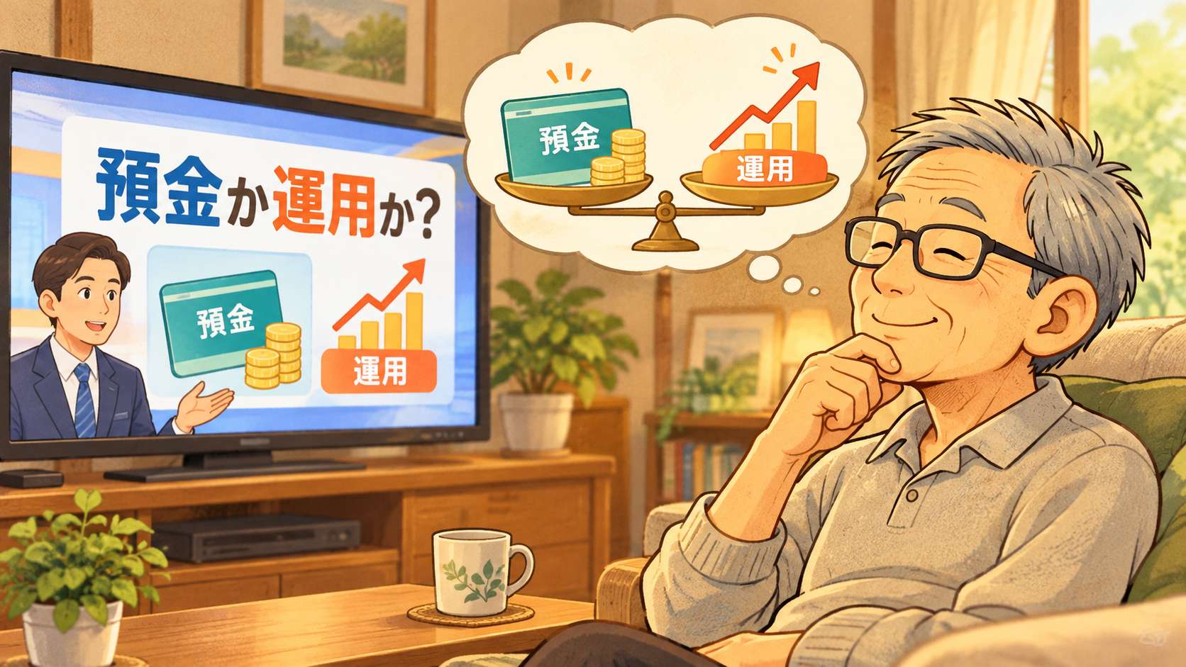 預金と運用の両方の目的を考える